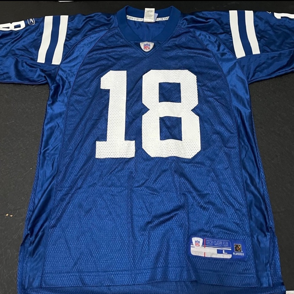 Peyton Manning Colts Reebok Large jersey